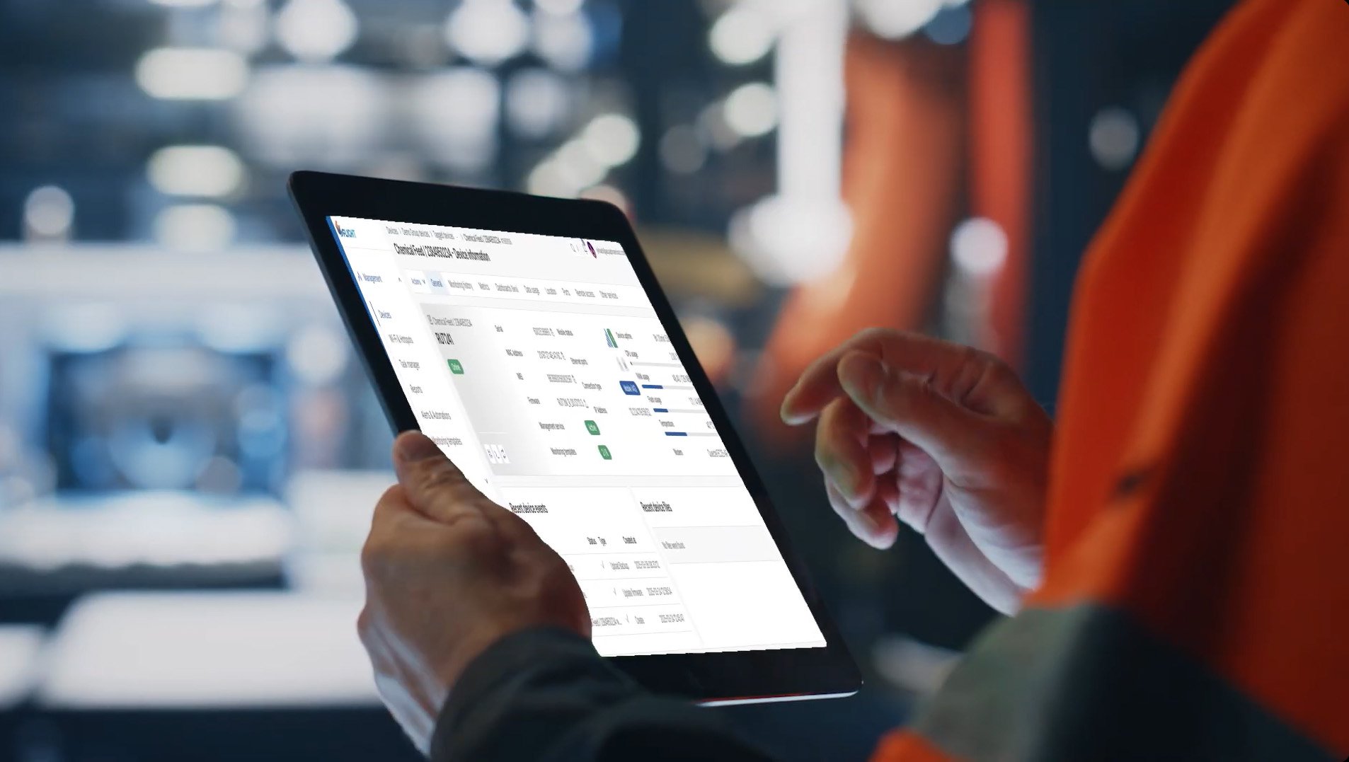 holding tablet holding tablet